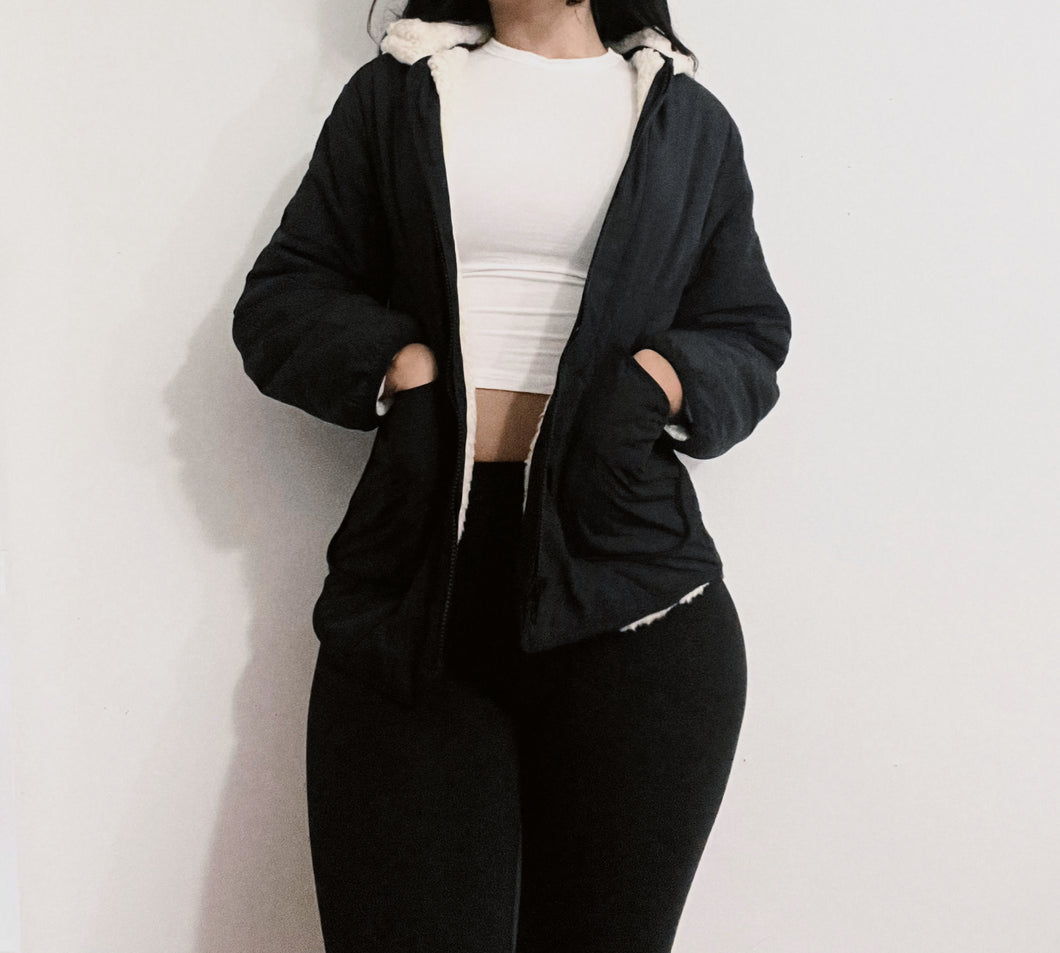 Camile Reversible Jacket (Black)