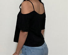 Cargar imagen en el visor de la galería, Rosine Top (Negro)
