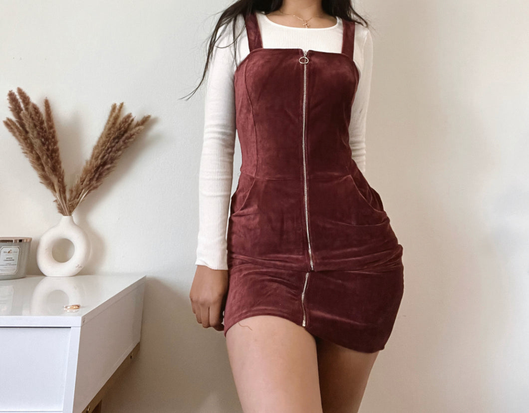 Vestido Autumn Bliss (Borgoña)